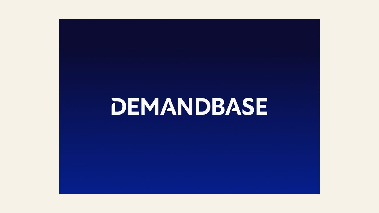 Demandbase product artwork used to illustrate account-level buyer intent data.